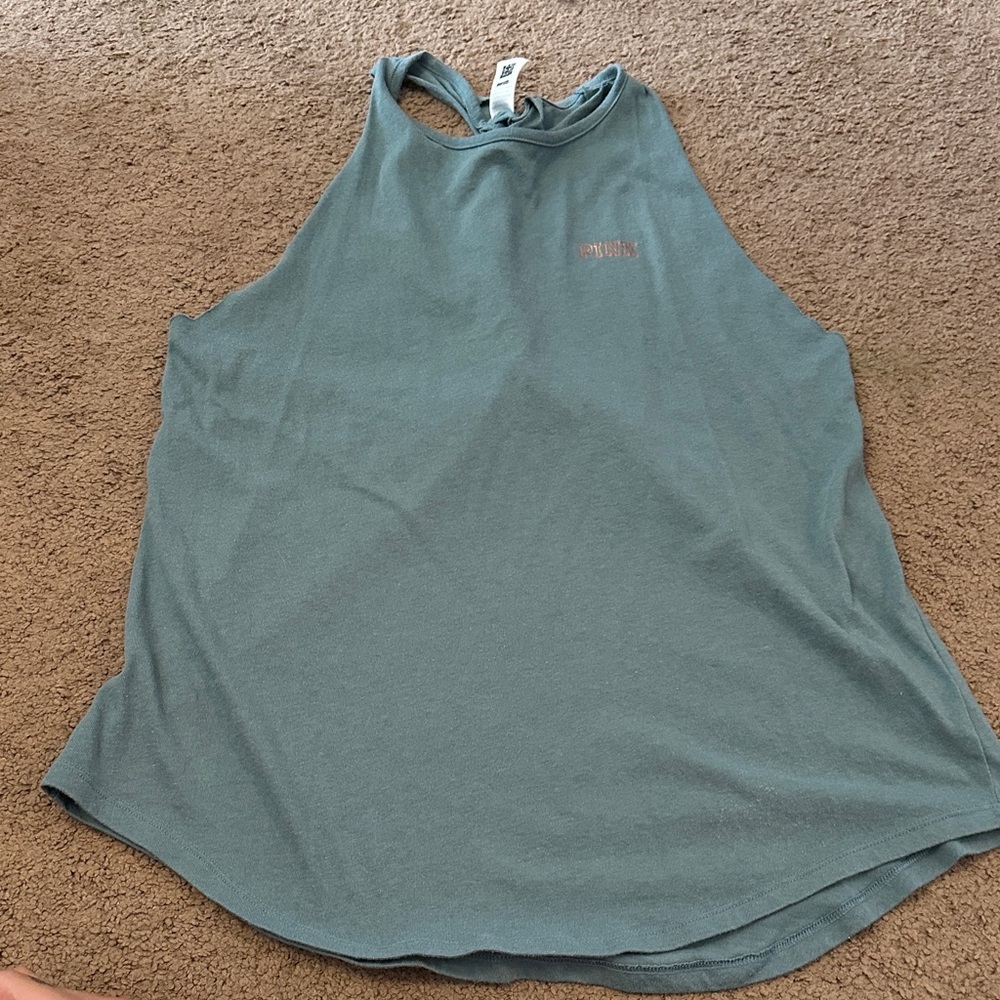 PINK Victoria's Secret Blue Tank Top